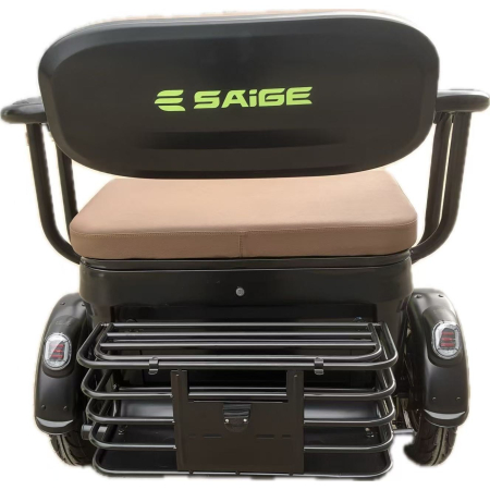 Triciclu Electric V6, Saige, Fara Permis, cu Doua Locuri, Motor 1800W, Baterie 72V24Ah, Autonomie 60km, 220x88x105 cm, Viteza Maxima 25km/h, Negru [1]