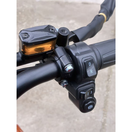 Triciclu Electric V6, Saige, Fara Permis, cu Doua Locuri, Motor 1800W, Baterie 72V24Ah, Autonomie 60km, 220x88x105 cm, Viteza Maxima 25km/h, Rosu [9]