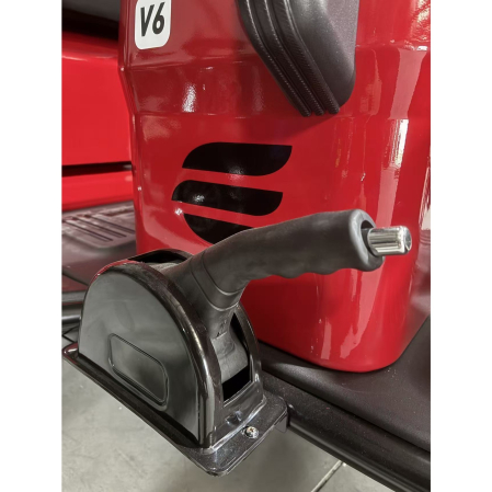 Triciclu Electric V6, Saige, Fara Permis, cu Doua Locuri, Motor 1800W, Baterie 72V24Ah, Autonomie 60km, 220x88x105 cm, Viteza Maxima 25km/h, Rosu [1]