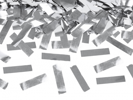 Tun de confetti, argintiu, 60cm [2]