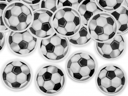 Tun de confetti cu mingi de fotbal, mix, 40cm [2]