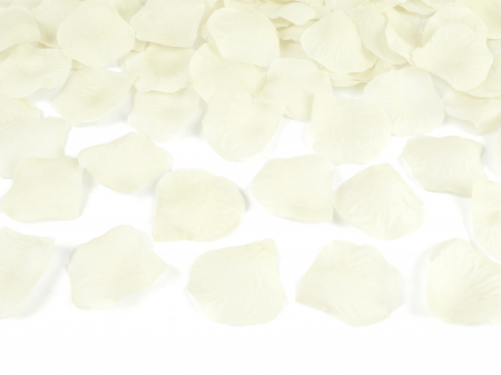 Tun de confetti cu petale de trandafiri, crem, 40cm [2]