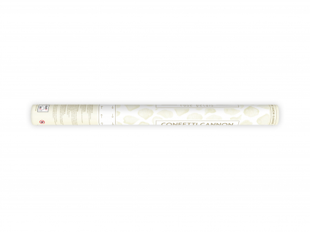 Tun de confetti cu petale de trandafiri, crem, 60cm [1]