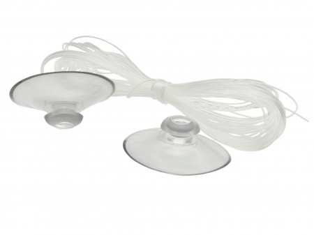 ACCESORII PENTRU BALOANE / HELIU - Ventuze cu fir , 4cm (1 set. / 6 buc.)
