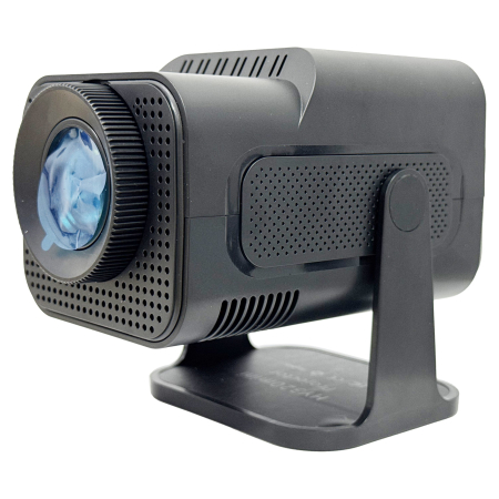 Videoproiectoare - Video Proiector Portabil HY320 MINI, Flippy, Inteligent pentru Jocuri, Ultra HD 1920 x 1080, Wireless, Compatibil cu Android/iOS, AC, 17 x 10 x 9 cm, Negru