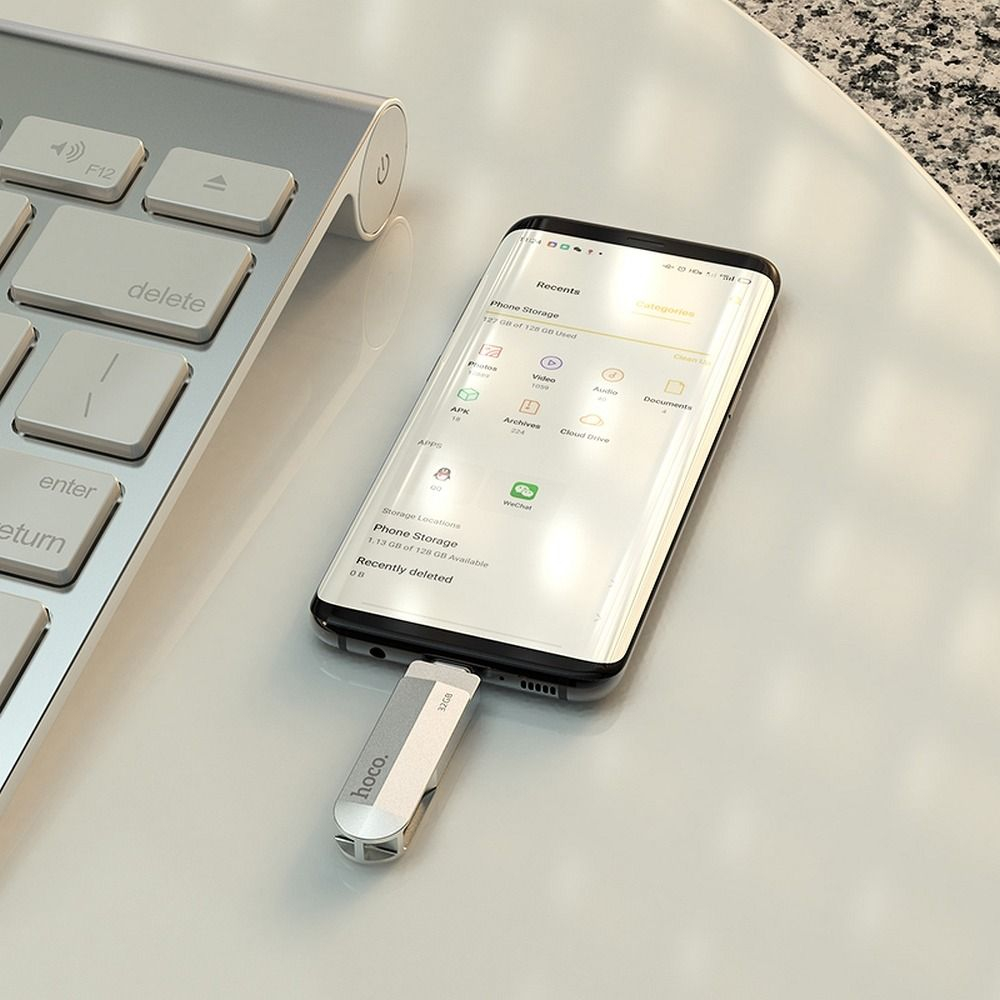HOCO pendrive Wide UD10 USB + Type C 32GB USB3.0 [4]