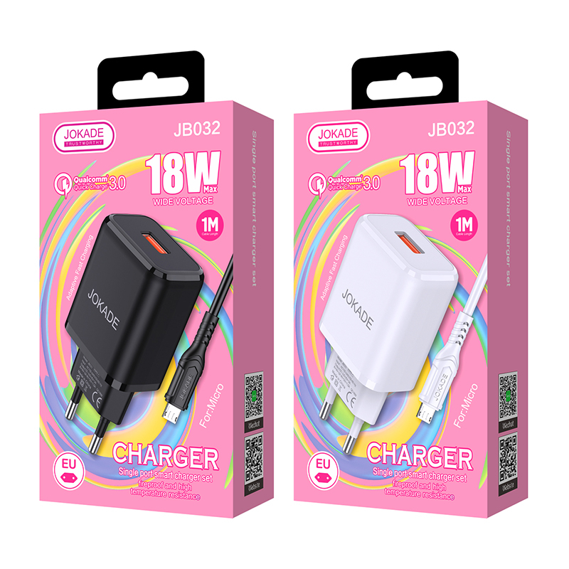 Incarcator Retea Jokade JB032 18W QC  Cu Cablu Micro Usb [2]