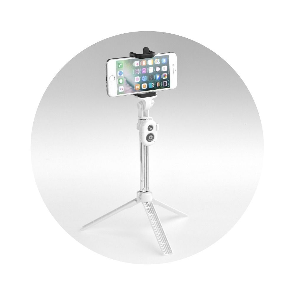 Selfie stick cu funcție trepied și telecomandă portabilă  utilizând tehnologia Bluetooth. [2]