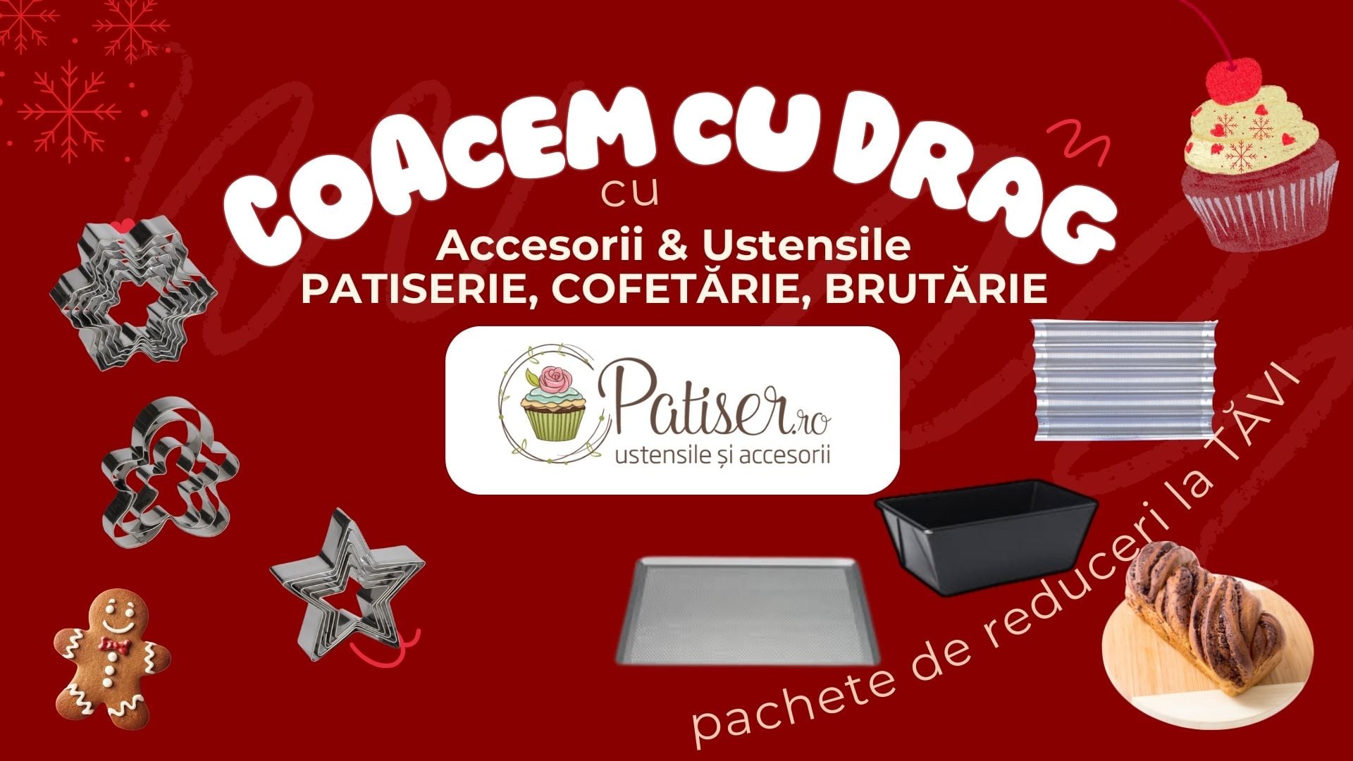 Craciunul e mai dulce cu Patiser.ro