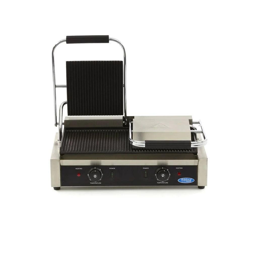 Contact grill striat 2 X 220  mm, 2 x 1800 W [4]