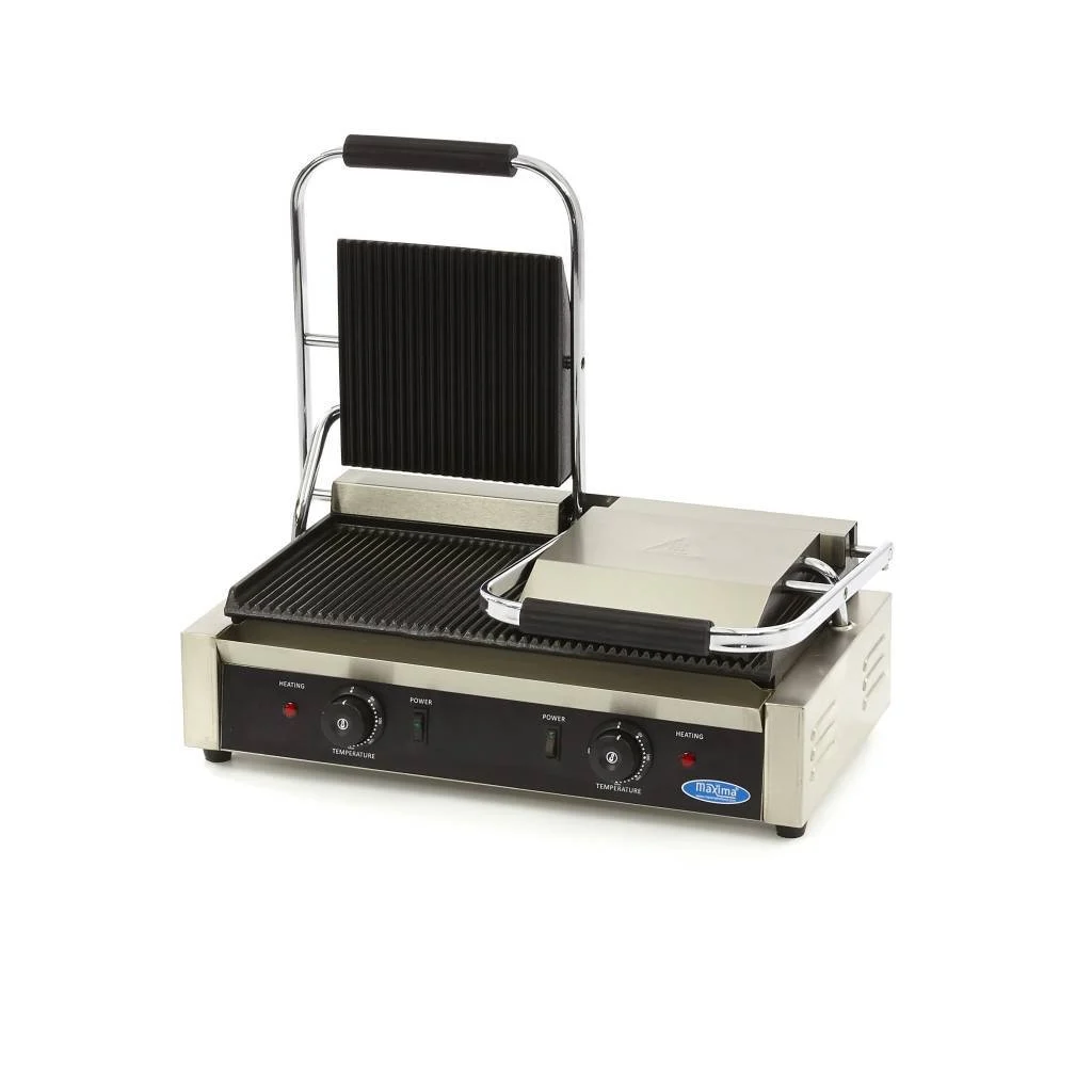 Contact grill striat 2 X 220  mm, 2 x 1800 W [5]