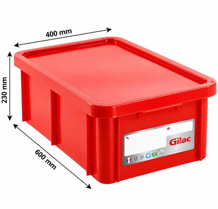 Cutie cu capac depozitare transport alimente 35 L - G119809 [2]