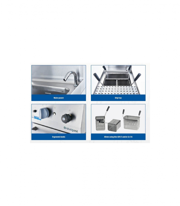 Fierbător paste Electric, 15 kg/h, 6kW, dulap închis, linia 700 [3]