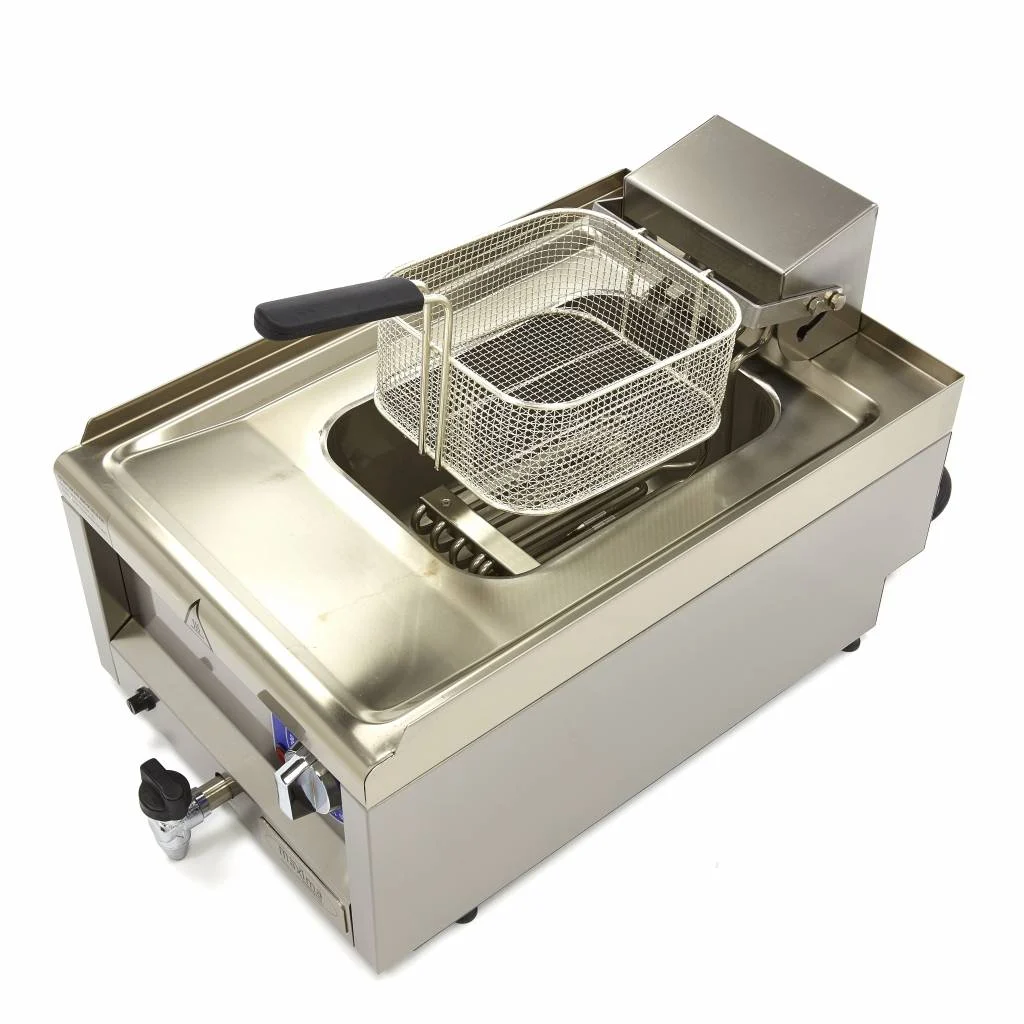 Friteuză Electrică cu Robinet 10 L, 400 V [2]