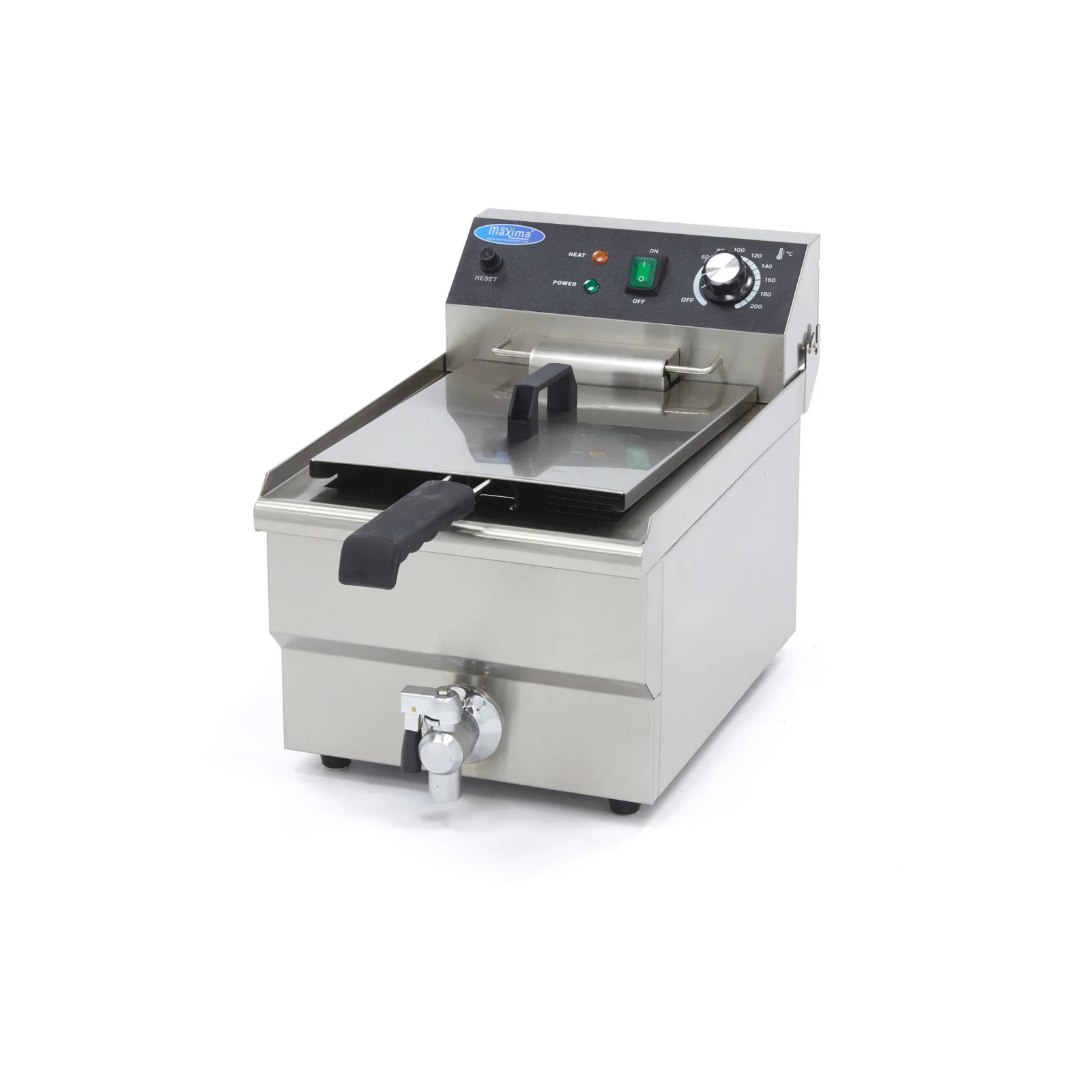 Friteuză Electrică cu Robinet 16 L, 3250 W [4]