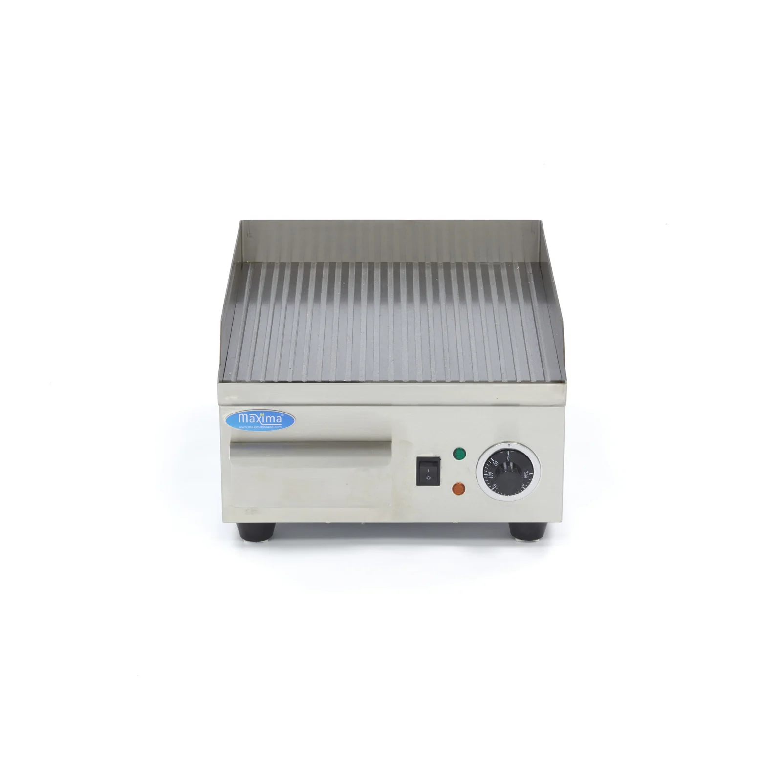 Grill Cromat Striat cu Scurgere 360 mm [5]