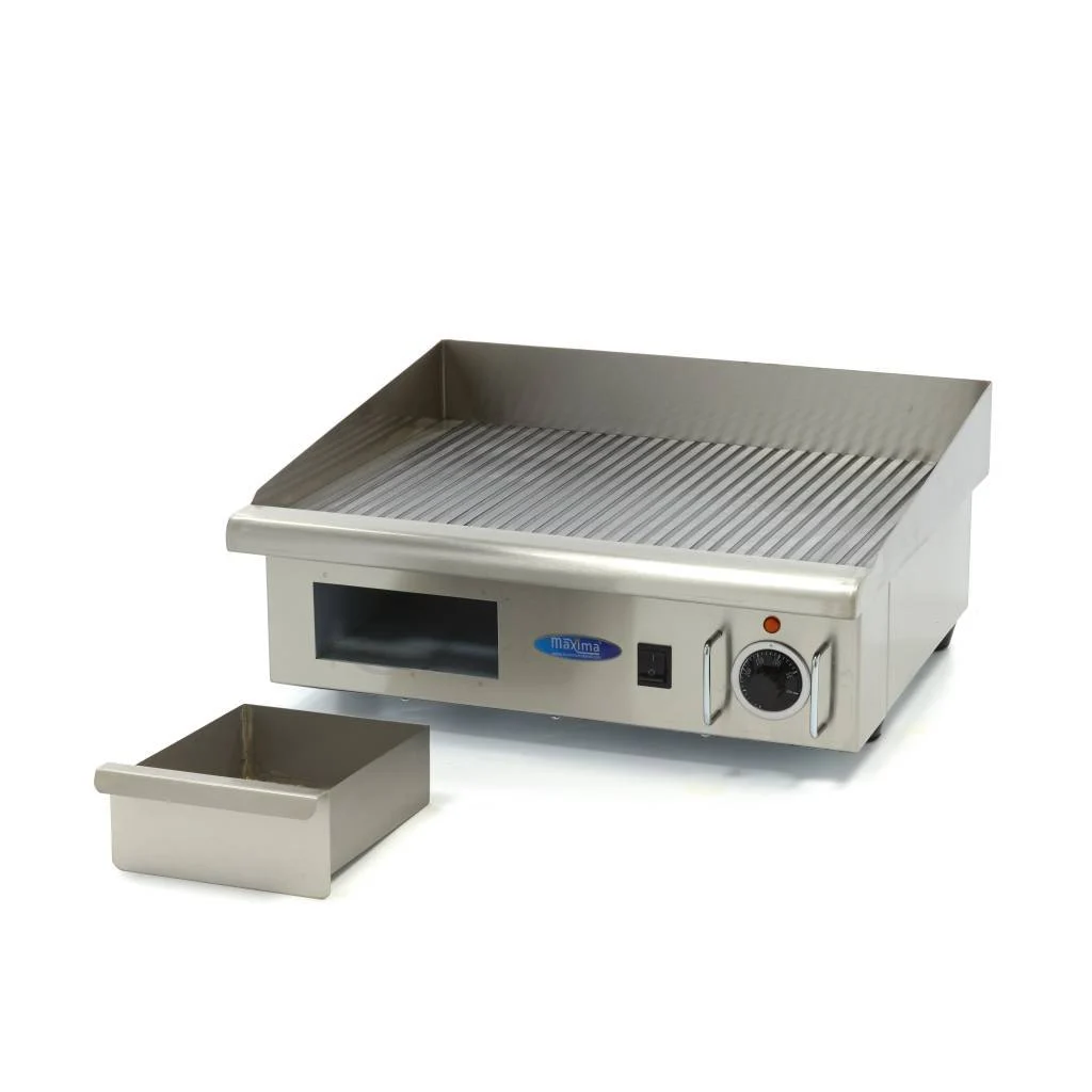 Grill Electric Striat cu Scurgere 550 mm [2]