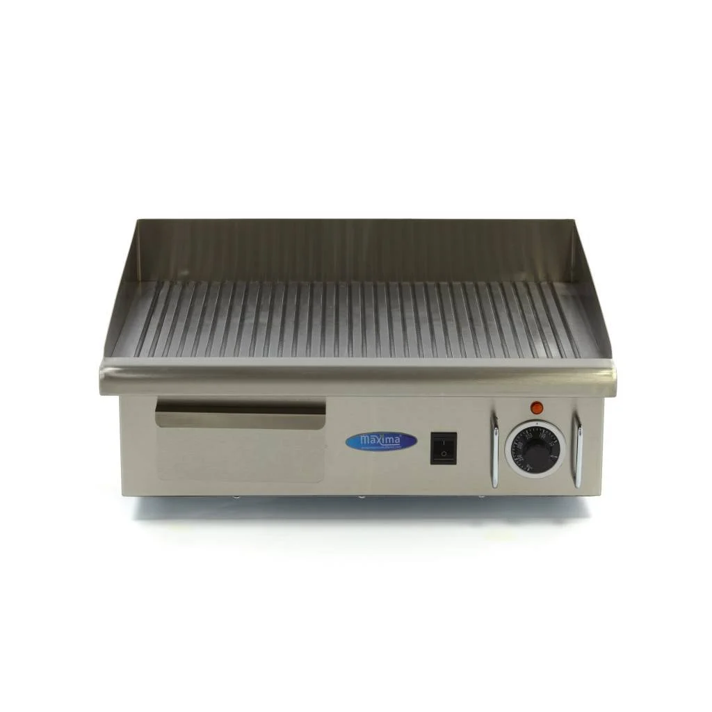 Grill Electric Striat cu Scurgere 550 mm [5]