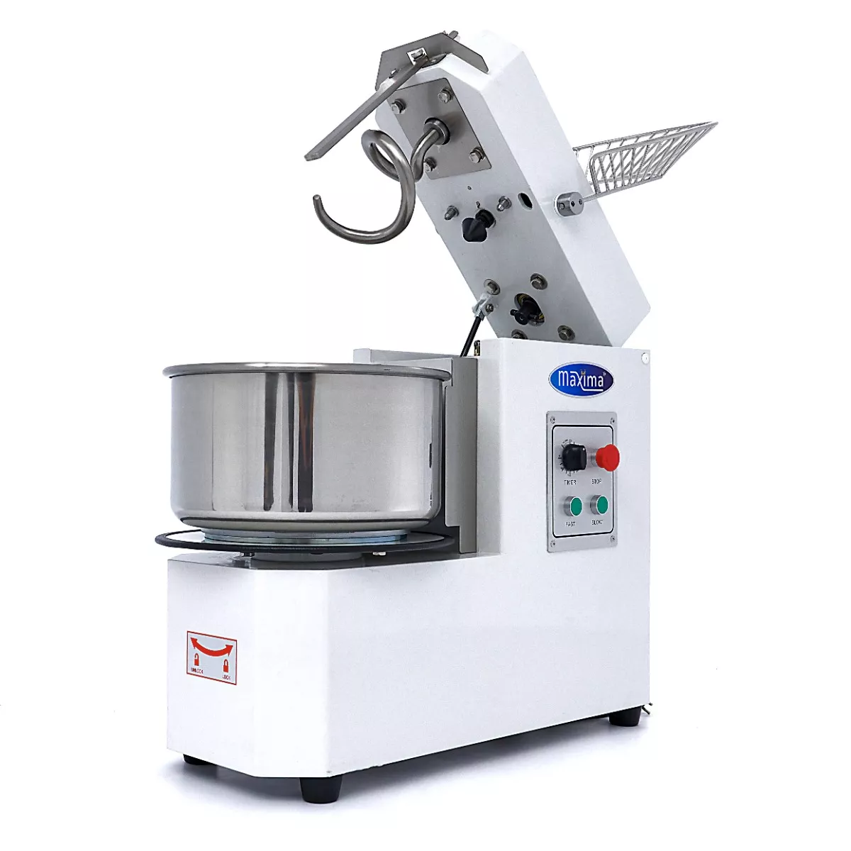 Malaxor cu Bol Detasabil Două Viteze 20 L - 13 kg Aluat [2]