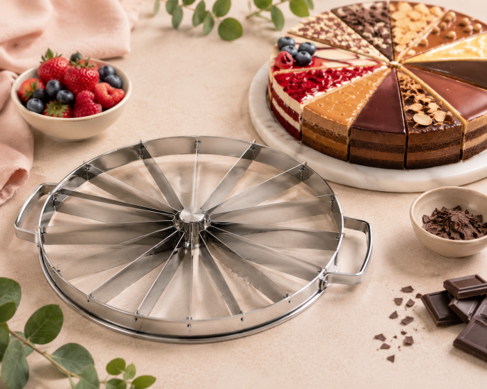 Marcator tort din inox cu taiere dubla Ø33cm [1]