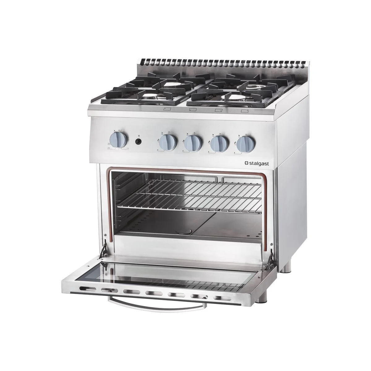 Mașină de gătit cu 4 arzatoare și cuptor pe gaz (5 kW), linia 700 [2]