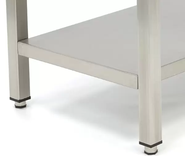 Masa de lucru inox cu poliță 160 x 60 cm [4]