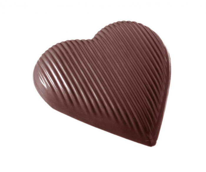Matrita policarbonat Gama San Valentin - 2 Praline Ciocolata Inimioare [1]