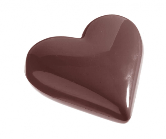 Matrita policarbonat Gama San Valentin - 2 Praline Ciocolata Inimioare [1]