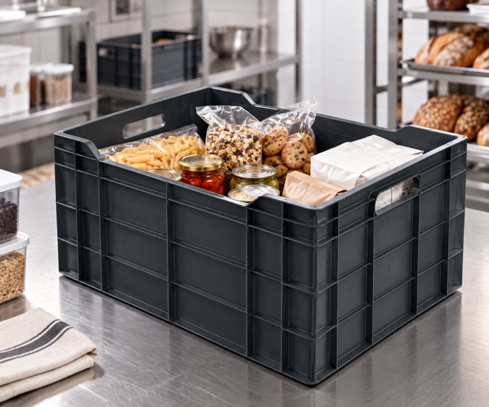 Naveta depozitare transport alimente 60x40xh30cm 60L [2]