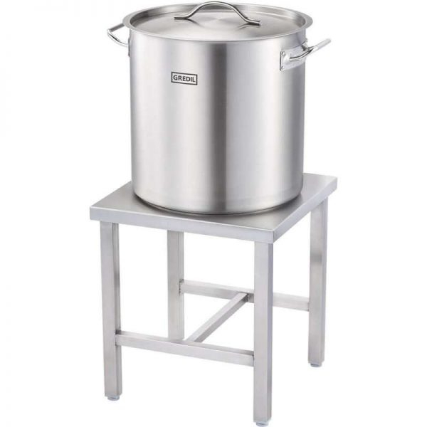 Oală profesională Inaltă din inox cu capac, 20.9L [7]