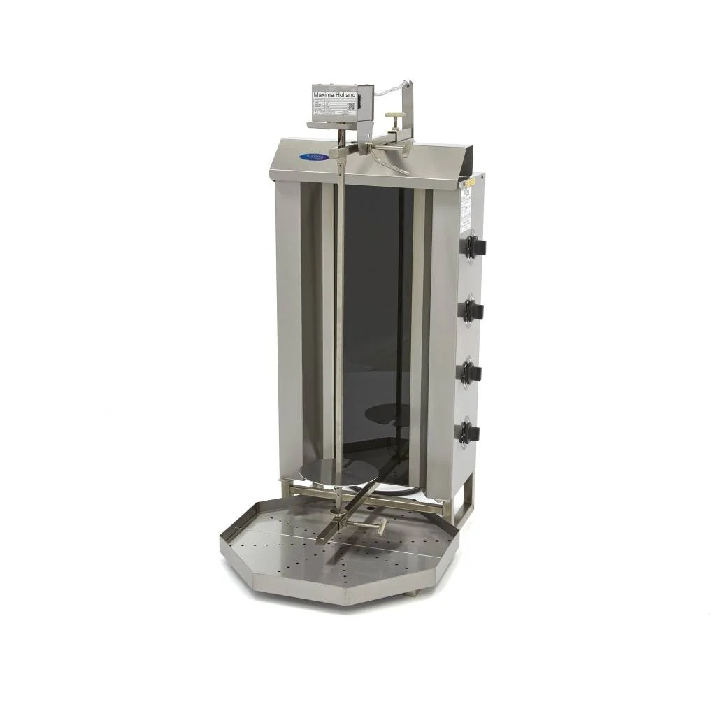 Rotisor de Kebab sau Shaorma Electric - 4 Arzătoare - 50 kg de Carne [6]