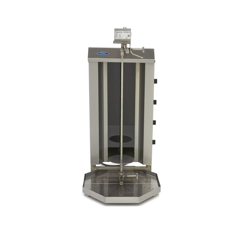 Rotisor de Kebab sau Shaorma Electric - 4 Arzătoare - 50 kg de Carne [5]