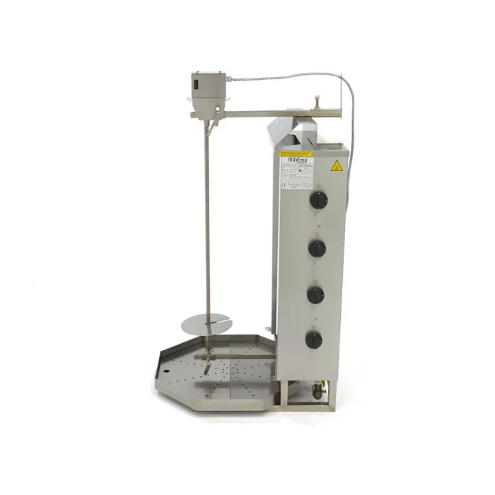 Rotisor Pe Gas pentru Kebab sau Shaorma 4 Arzătoare - 50 kg de Carne [2]