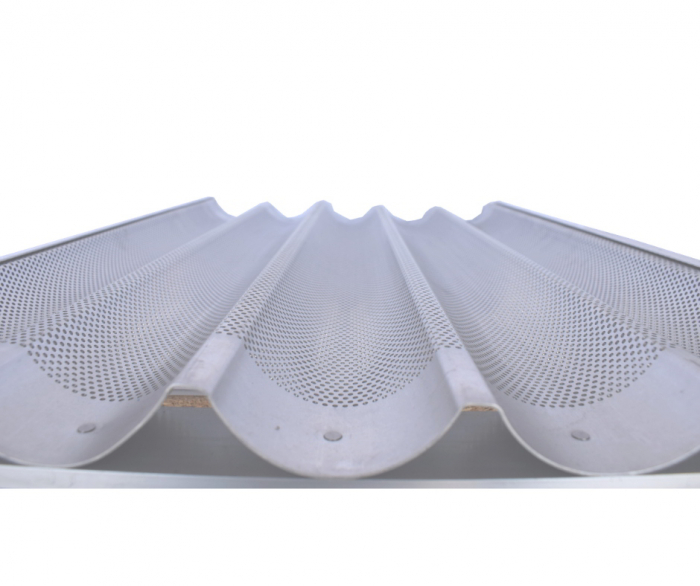 Tava baghete aluminiu 60x40 - 5 canale longitudinale, cadru nituit [3]