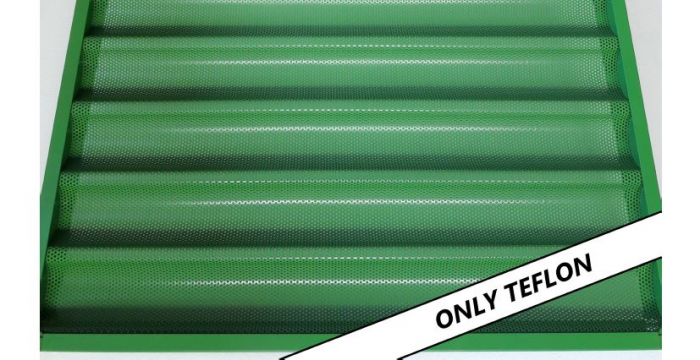 Tava baghete aluminiu perforat 60x80 - 10 canale  - AC1830 [3]