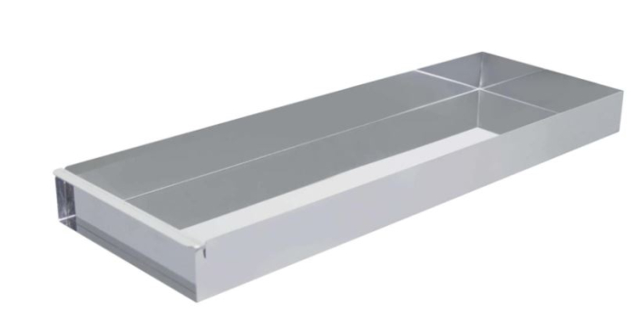 Tava cofetarie din inox cu o margine detasabila 580x200x20 mm [2]