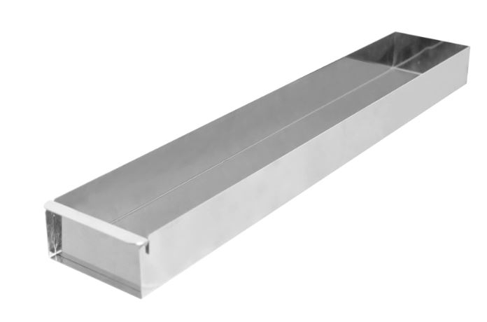 Tava cofetarie din inox cu o margine detasabila 580x100x20 mm [3]