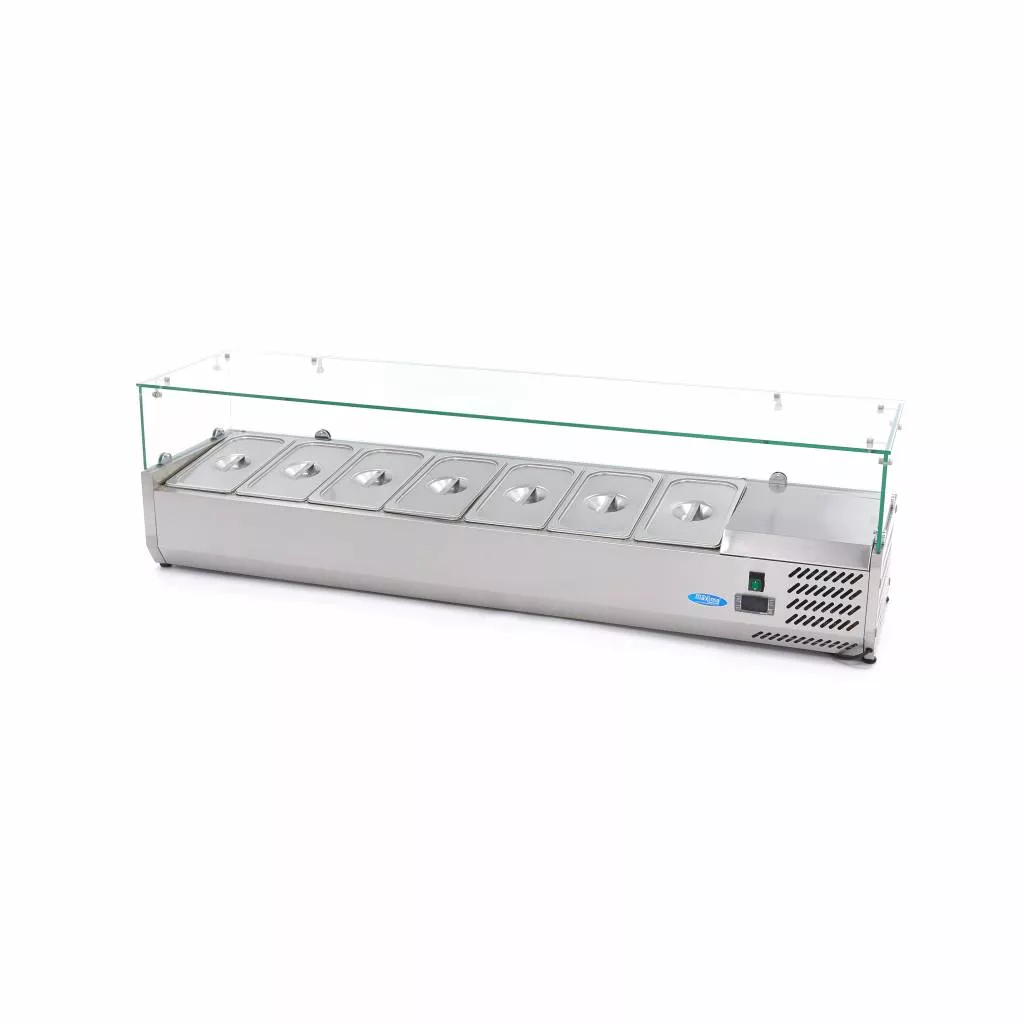 Frigorifice - Vitrină Ingrediente Pizza 7 x GN1/3 - 160 cm