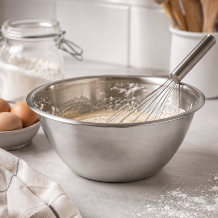 Cani, Flacoane, Boluri, Vase - Bol inox mixare Ø22.5 cm volum 1.6 litri