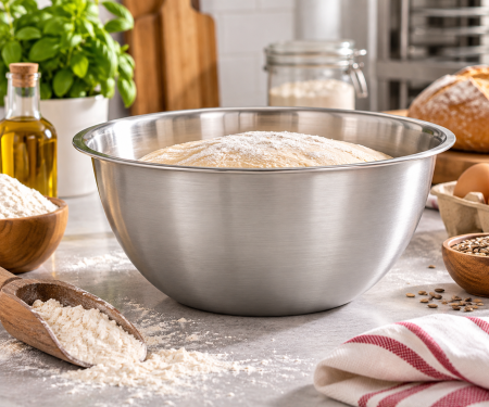 Totul pentru Cofetarie, Patiserie,Pizza - Bol inox mixare Ø28 cm volum 4.5 litri