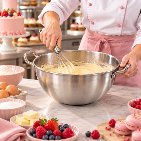 Totul pentru Cofetarie, Patiserie,Pizza - Bol mixare cu manere Ø32 cm