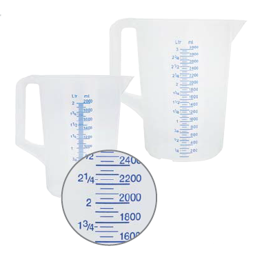 Cani, Flacoane, Boluri, Vase - Cana gradata plastic pentru masurare - 0.5 l - 200011