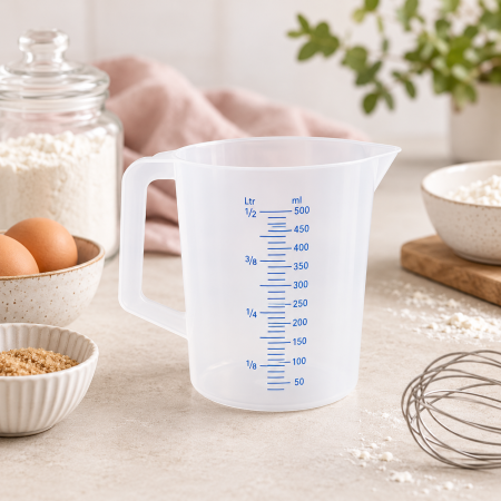 Cana gradata plastic pentru masurare 0.5 l