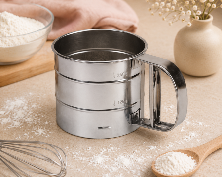 Site, Gratare,Blaturi taiere - Cana sita zahar pudra inox