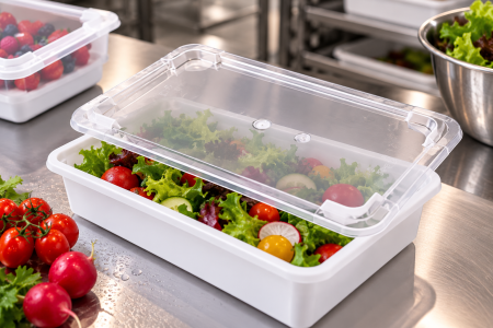 Accesorii Horeca/Depozitare/Transport - Capac din plastic transparent pentru recipiente 3 L