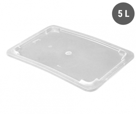 Accesorii Horeca/Depozitare/Transport - Capac Din Plastic Transparent Pentru Recipiente 5L
