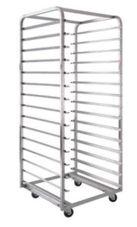 Carucioare si huse de protectie - Carucior inox transport tavi 60x80cm - 20 rastele  - AC1180