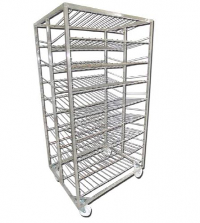 Totul pentru Brutarie - Carucior racire paine - 1000x800x1800 mm 9 rastele - Productie Pan Adami