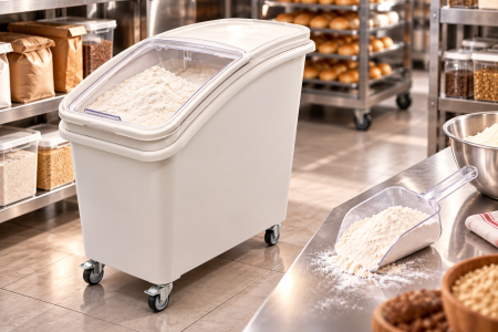 Accesorii Horeca/Depozitare/Transport - Carucior transport/depozitare ingrediente 81 L