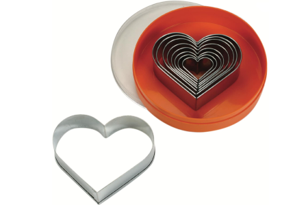 Totul pentru Cofetarie, Patiserie,Pizza - Set decupatoare Inox 9 piese